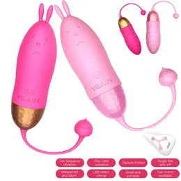 Masaż artykuły Wibrator Wibrator Egg 10 Prędkości Pilot Pilot Mini Wibrujące Jajka Clitoris Stymulować G Spot Masaż Seksowne Zabawki dla kobiet Dorosłych