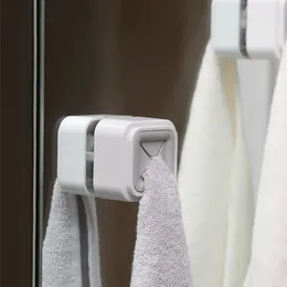 Havlu Raflar 1 PCS Uygun Mutfak Depolama Kancaları Çamaşır Bez Askı Raf Tutucu Enayi Duvar Cam Banyo Aracı Rastgele Renk