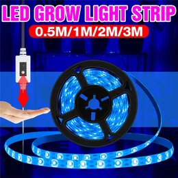 5V USB LED Grow Lights Strip Hand Sweep lampa rośliny namiot pełne spektrum Fitolampy sadzonka kwiatów światło roślin rosnące lampy fito