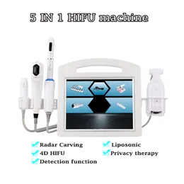 4D HIFU High Intensity Focused Ultrasound Vmax-Hifu Two Liposonic Liposonix Cartridges Wrinkle Removal Vaginal Tightening Machine