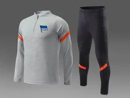 Hertha BSC TrackSuits Outdoor Sport Suit Autumn and Winter Kids Domowe zestawy domowe swobodne bluzy rozmiar 12-2xl