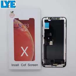 RJ incell display LCD para iPhone x digitador de tela de toque