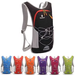 Rowerowa opakowanie na rowerze Odkryty Sportowy Plecak Running Piesze Wycieczki Wspinaczka Podróży Plecak Water Bag Hydration Bladder Plecak Daypack G220308