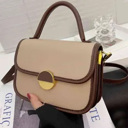 This Year's Popular Small Bag Women's 2022 New Fashion Simple Single Shoulder Messenger Bag Texture Portable Square