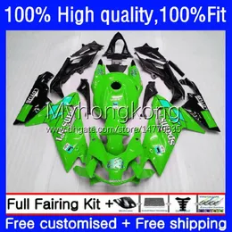 Wtrysk OEM dla Aprilia RSV125RR RSV-125 RSV 125 RS 125 RR 125RR Fairing 8NO.118 RS-125 RS4 RS4 06 07 08 2009 2011 2011 Light Green RSV125 2006 2007 2007 09 10 11 Ciało