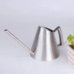 Watering Equipments 400ML Long Mouth Can Stainless Steel Kettle For Indoor Plants Garden Pot Device Irrigation Tools