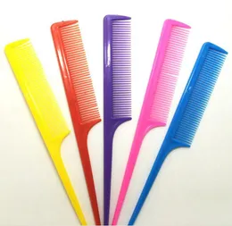 Kolorowe plastikowe włosy szpiczasty grzebień ogona dla fryzjerski stylizacji włosów Makijaż Combs Salon Tools