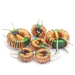 5pcs Common-mode inductor 14*9*5mm 2MH 0.7Wire diameter 5A Magnetic ring inductance Power filtering Inductance coil
