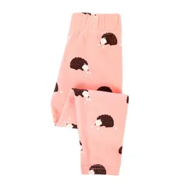 Hoppmätare Ankomstdjur Print Girls Leggings Byxor för Baby Höstkläder Hedgehog Kids Pencil 210529