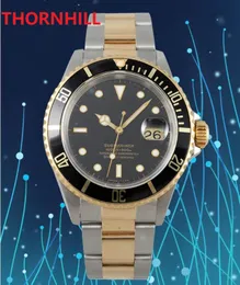 41mm Geneva Genuine 904L Rostfritt stål Mekaniska Klockor Armband Mode Mens Watch Självlindande Man Armbandsur