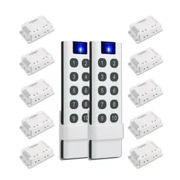 433Mhz Switch Universal Wireless Remote Control AC 220V 10Amp 1CH RF Relay Receiver Transmitter For LED/Light/fan Lamp Smart Home