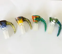 Mehrere Heady Glass Bowls 14mm Male Joint OD 38mm Smoke Bowl Oil Dab Rigs Raucherzubehör für Wasserpfeifen Tabakwerkzeuge XL-SA17