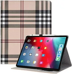 iPad Pro 12.9 "2021 CASO, PU Couro Multi-ângulos Stand Folio Cover Screen Protector Protector FLIP COY com slots de cartão / titular de caneta Compatível com 3º / 4th / 5th