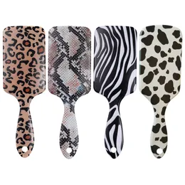 Massage Airbag Comb Leopard Print Hair Cushion Comb Shunfa Square Cartoon Animal Plastic Comb