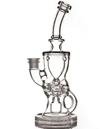 2021 exosphere glass bong Recycler fab egg bongs toro smoke pipe oil rigs hookahs Matrix perc Klein Torus smoking water pipes joint 14.5mm dab rig