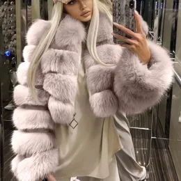 Kurtka damska Vintage Kapturem Puszyste Faux Fur Coat Short Furry Zima Ciepła Odzieży Wierzchniej 2021 Jesień Przypadkowy Płaszcz Damskie Kurtki