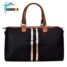 Outdoor Bags Fashion Unisex Fitness Gym Bag Training Shoulder Waterproof Yoga Stripe Handbag Travel Tas Sac De Sport Sporttas Bolso