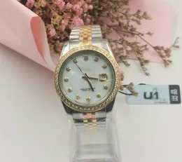 Qualidade superior 36mm Mãos Mecânicos Automáticos Relógios de Aço Inoxidável Mulheres Diamante Lady Watch Waterproof Luminous Relógios Luminosos Montre de Luxe