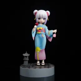 Anime kobayashi-san no maid Kanna kannui canna pvc action figur leksak sexig tjej figur samlarmodell doll presenter