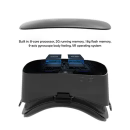 VR glasses smart all-in-one machine virtual reality AR panoramic BOX game movie head-mounted VR glass new