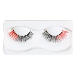 Partihandel Färgglada Ögonfransar I Bulk Natrual Lång Soft Fake Lashes Make Up Tools Holidays Gift Eyelash Fluffy Colors