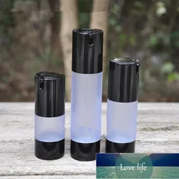 15ml 30mlの黒い凍られたエアレス真空ポンプローションボトルポンプ、霜50mlプラスチック詰め替え可能なボトルF202111105ストレージジャー工場価格の専門家のデザイン