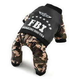 Winter Pet Clothes For Dogs Camouflage Puppy Coat Jacket Warm Fleece Dog Jumpsuits Chihuahua French Bulldog Clothing Overall 211027