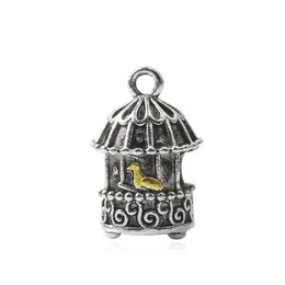 Bird Cage Stoph Charm Bead Big Hole Fashion Kobiet Biżuteria Europejska Styl do Panza0063999132448