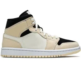 1 1s High OG Basketball Shoes For Women Men Mid Barely Orange
