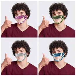 Masken Transparente Gesichtsmaske Anti Camouflage Waschbarer wiederverwendbarer Staub Antifog Klarer Designer Gesichtsmaske 4STYLES RRA3245