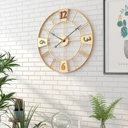 壁時計ノルディックシンプルアイアンクロッククリエイティブモダンデザインミニマリスト装飾ホームデコレーションリロジ