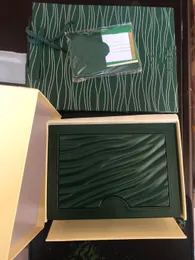 Luxe horloge cadeau various horlogekoffen doos hout papier materiaal groen kleine handmatige tagkaart saffier waterdichte betalingsoptie