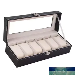 Window Organizer Box för Spara 6 Armbands Klockor Fabrikspris Expert Design Kvalitet Senaste Style Original Status