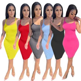 Sling Dress Party Dresses Women Sexy Jumpsuits Slender Suspenders Nightclub Pool Woman Activity Slim Thin Festivals Ceremony Home Clothing Leisure Commute Summer