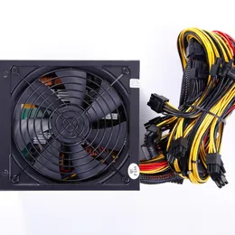 RTX3080 Zasilanie ATX 1600W 1800W 2000W Miningpsu 90 Wtyczka PSU Maszyna BTC obsługuje kartę graficzną 6 / 8GPU