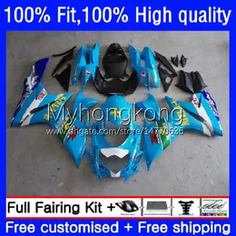 Einspritzverkleidungen für Suzuki GSXR600 K11 GSXR750 23No.24 GSXR 600 750 CC 600CC 11 12 13 14 15 16 17 GSXR-600 750CC 2011 2012 2013 2014 2015 2016 2017 RIZLA Cyan OEM Body