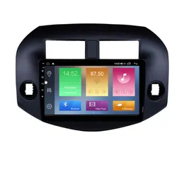 Android Car DVD GPS Navigation Radio Player för Toyota Rav4 2007-2011 HD Touch Screen USB WiFi Musik SWC OBD DVR 10,1 tum