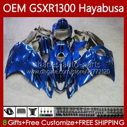 OEM Hayabusa For SUZUKI GSXR-1300 GSXR 1300 CC 1300CC 77No.78 metal blue blk GSXR1300 08 2008 2009 2010 2011 2012 2013 GSX R1300 2014 2015 2016 2017 2018 2019 Fairing Kit