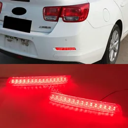 1 zestaw samochodów LED tylnego zderzaka ogon światła reflektora lampa hamulca zatrzymuje światło samochodu styl dla Chevroleta Malibu 2012 2013 2014 2015