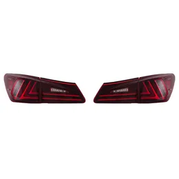 2PCS Car Styling For Lexus IS250/ IS300 Tail Lights Running Taillamp+Turn Signal+Brake+Reverse LED Light 2006-2012