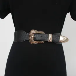 Cinture pista da donna in passerella elastica vintage cummerbunds abito femminile corsetti decorazioni in cintura larga cintura r357