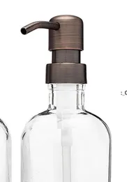 28/400 Soap Dispenser Black Copper Brass Bronze Rust Proof 304 Stainless Steel Liquid Pump for Kitchen Bathroom Jar not included RRE10467