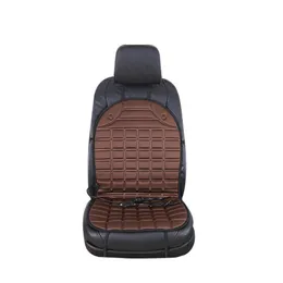 Araba koltuğu kapaklar 12V Araç Isıtma Otomobil Yastığı Backrest Elektrotermal Sandalye Ped Seti