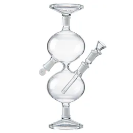 Clear Universal Gravity Water Vessel Hookahs Glass Pipes Infinity Waterfall Bongs 14mm Female Joint Recycler Oil Dab Rigs Smoking With Diffused Downstem Bowl