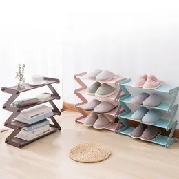 Clothing & Wardrobe Storage Multifunctional Shoe 4 Tiers Large Capacity 3 Colors To Choose Store Shoes Books Magazines Sundries Save Space