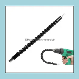 Drill Bits Power Tools Home & Garden 295Mm Electronics Black Flexible Shaft Extention Screwdriver Bit Holder Connect Link Hex Shank Flexible