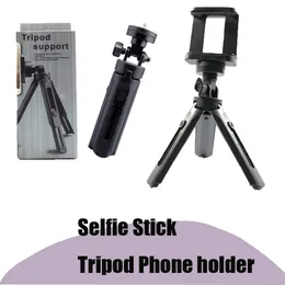 Anti-Shake Selfie Stick FlexiBletripod Telefonhållare Justerbar Stativ Universal Bracket 360 Degree Rotation för Smartphones Stable Ta bilder