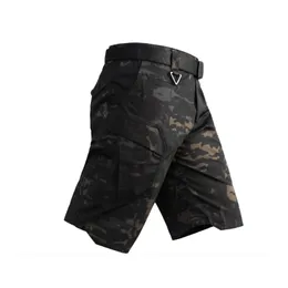 Mężczyźni Tactical Shorts Multicam Black Wojskowy Wojskowy Ripstop Short Spodnie Męskie