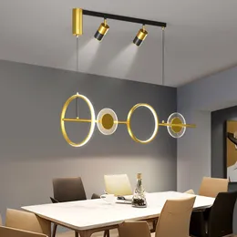 Hanglampen 2022 LED voor Home Dining Room Kitchen Island Bar Nordic Decoratie Stijl Dineer Table Lighting Plafond Kroonluchter