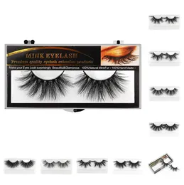 25MM Mink Eyelashes Real Natural MinkFur Eyelashes 3D Mink Lashes Thick Long Dramatic False Eye Lashes Makeup